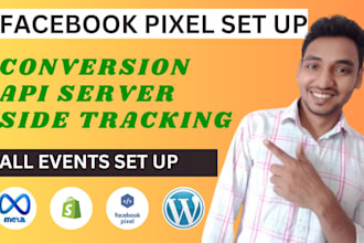 set up your facebook pixel and conversion API with server side tracking