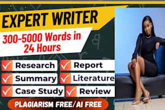 quality case study analysis, research and summary writing