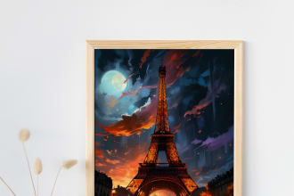 travel poster for any country or place you want