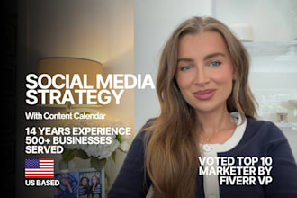 create a solid social media plan and content