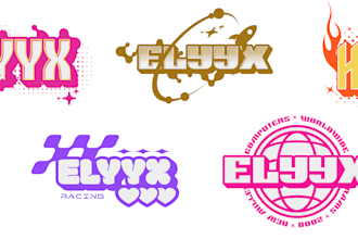 create a y2k style logo for your brand