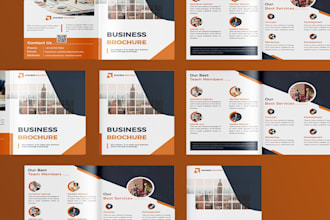 design professional brochure, company profile, annual report