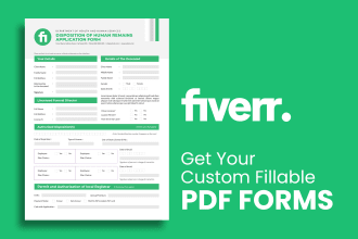 create fillable PDF forms