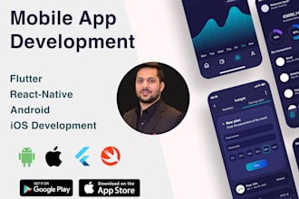 do ai app development, flutter development, ios and android