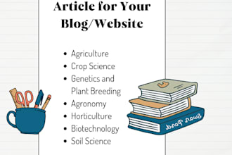 write creative and unique article