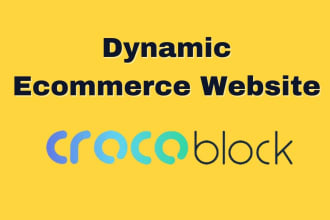 build ecommerce website using crocoblock jetwoobuilder