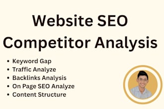 provide website SEO competitor analysis and audit report,