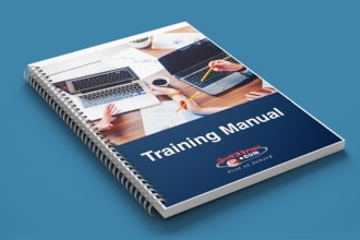 design professional training manuals, workbooks, and guides