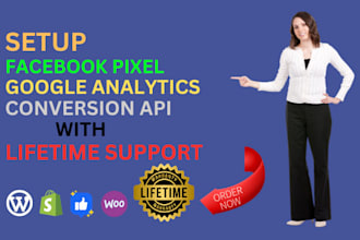install facebook pixel and google analytics on your website