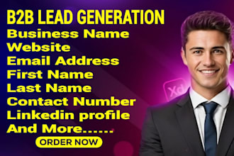 do b2b lead generation, linkedin leads, email list building for marketing