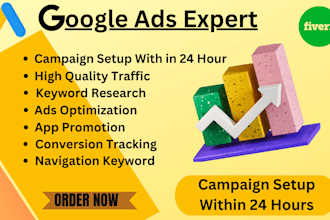 setup, manage and optimize your google ads campaign