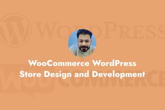 design, redesign or fix a woocommerce store