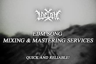 professionally mix and master your dubstep, dnb song
