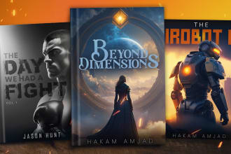 design book, ebook, or amazon KDP cover with mockups