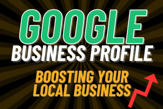 create and publish 35 unique content with photos google business profile