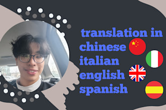 fast and affordable translation services in italian chinese english spanish