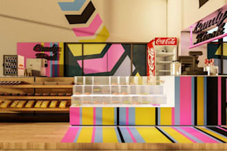 design exhibition booth, kiosk, stand or product display