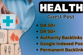 do health guest post on high da blog with health backlinks