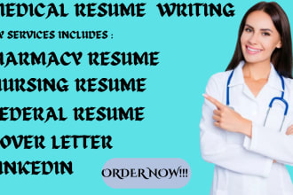 write a medical resume, doctor and pharmacy resume