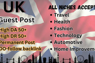 do uk guest post on high da guest blog with uk backlinks