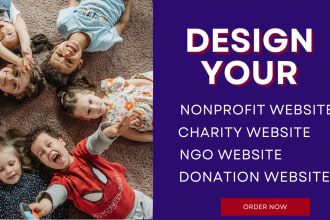 nonprofit website, charity website, ngo, fundraising for you
