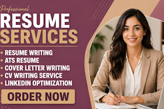 create ats resume, cover letter and linkedin profile optimization