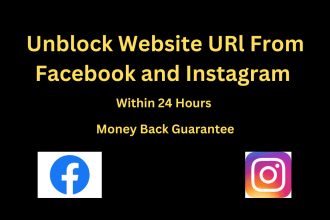 fix blocked URL or website domain on facebook and instagram in 24 hours