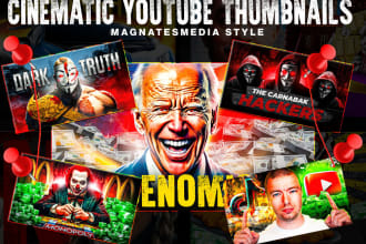 design attractive eye catchy youtube thumbnail