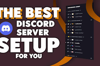 setup a professional discord server for you