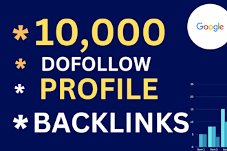 create 10,000 dofollow seo backlinks