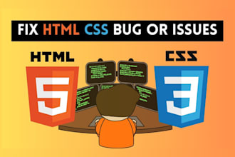 fix HTML CSS and javascript coding bugs