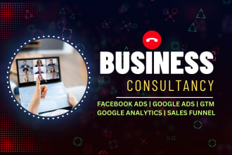 consult you for analytics ga4, facebook ads, google ads with sales funnel