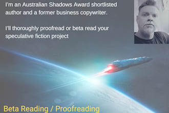 beta read your scifi, fantasy or horror story