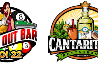 design a professional modern drink logo