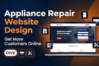 design SEO optimized appliance repair website that gets leads
