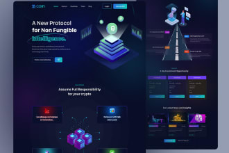 build crypto website token website nft website ico website