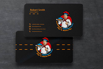 create a professional business card and business logo design