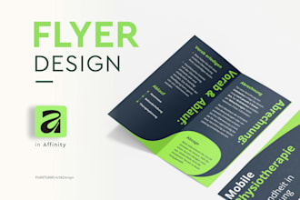 craft professional flyers that sell in affinity