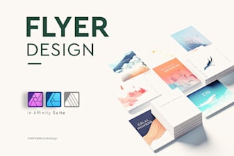 design a flyer in affinity suite