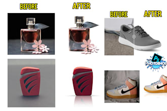 do product image editing and background remove and colour change