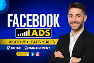setup facebook ads campaign for leads and sales run fb ads campaign
