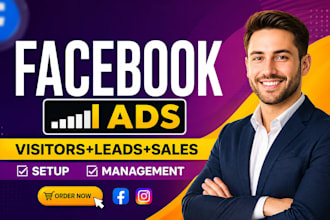 setup facebook ads campaign for leads and sales run fb ads campaign