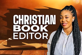 proofread, edit, and format your christian books