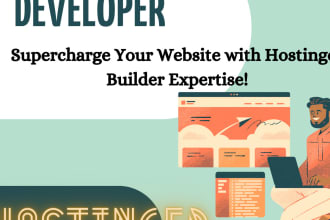 develop your website with hostinger builder