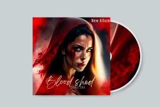 design your album cover art or music artwork professionally