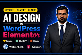 convert your lovable, chatgpt, or claude design into a wordpress website