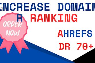 increase ahrefs domain rating dr up to 20 using high authority SEO backlinks