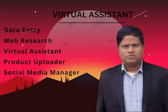 be personal administrative virtual assistant and product uploader