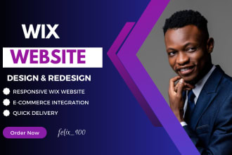 design professional wix online store ecommerce wix website