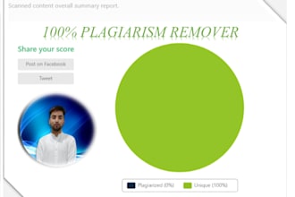 do  plagiarism removal, and plagiarism checker